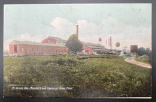 ANTIQUE (~1907) MOUNT VERNON OHIO CHAMBERS AND MAMBURGH GLASS PLANT - J773 picture