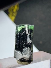 beautiful terminated Green cap tourmaline crystal With Albite from Afghanistan picture