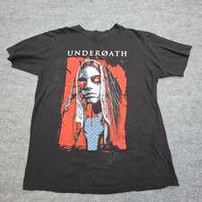 VIntage UNDEROATH Band Black Classic Reprint T-shirt Unisex Gift Tee S562 picture