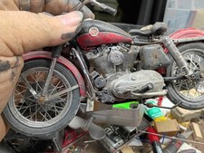 Franklin Mint Harley-Davidson Sportster 1/10 Scale Custom Weathered Diecast Barn picture