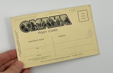 Omaha NE Nebraska Large Letters Fold Out Main Street Hotel Hill Vtg Postcard G47 picture
