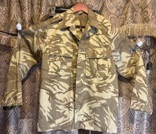 Foreign Army Tropical/Desert￼Pattern Combat Shirt Size Small unknown origin LOOK picture