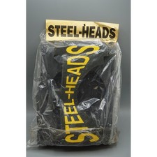 Vintage Steel-Heads Foam Novelty Hat Black Yellow Pittsburgh Steelers picture