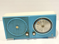 Vintage Mid Century Motorola  Turquoise Tube Radio A23B picture