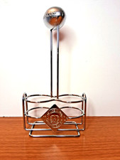 Vintage Tabasco Pepper Sauce Holder Restaurant Caddy Style Football McILHENNY Co picture