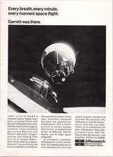 Garrett AiResearch Vintage Magazine Ad Apollo Spacecraft NASA 1960s picture