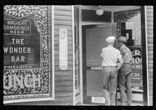 Circleville Ohio 1938 Wonder Bar Street Scene Ben Shahn FSA Whitehall Tavern picture