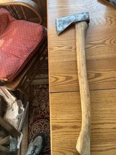 Old Vintage Hudson Bay  Hatchet  18. Stamped  On Cheek  1 3/4. Lb Good Handle picture