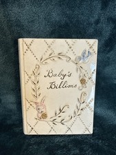 Vintage Tilso Hand Painted Ceramic Book Coin Bank Baby's Billions (1960s), Japan picture