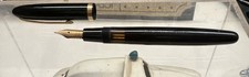 OMAS 555 S Vintage 1940 585 Gold Nib Locked Piston Fountain Pen picture