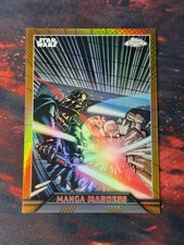 2023 Topps Chrome Star Wars Manga Madness Orange /25 MM-3 Vader Kenobi DY picture