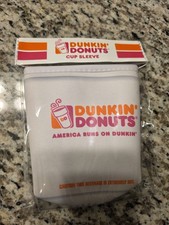 Dunkin Donuts Pop-Up 90s Collection “Styrofoam Hot Cup” Neoprene Sleeve🍩🧋 picture