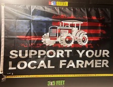 Farmers Flag FREE USA SHIP 4 Trump Save America Farm Beer Man Cave USA Sign 3x5' picture