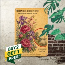 vintage botanical garden poster colorful spring flowers illustration picture