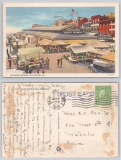 Lexington Market Baltimore MD 1936 Postcard C.T. Art-Colortone Vintage picture