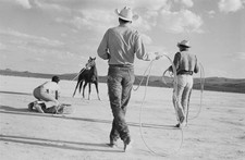 American film actors Clark Gable Eli Wallach Montgomery Clift ropi- Old Photo picture