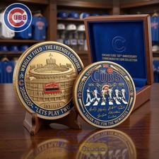 Chicago Cubs 150th Anniversary Premium Commemorative Coin picture