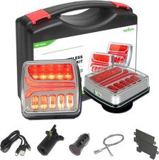Wireless Trailer Lights, Magnetic Tow Tail Light Kit (T033) picture