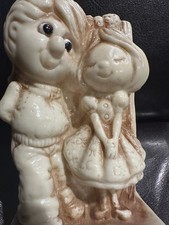 Vtg RUSS BERRIE & Co. Sillisculpt Figurine Our Love Is Something Special #716 picture