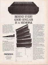 Memotech Vintage Print Ad Sinclair ZX81 Timex 1983 RAM Graphics picture