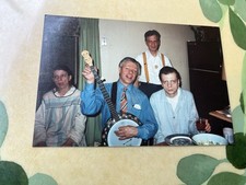 Rare Color Photo 1980s Peter Orlovsky Family Long Island Banjo Allen Ginsberg picture