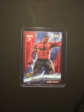 Red Hulk Red Refractor 2/5  2025 Topps Chrome Marvel Studios 171 picture