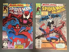 Spider-man Unlimited #1-2 lot of 2 Maximum Carnage Begins and Conclusion 1993 picture