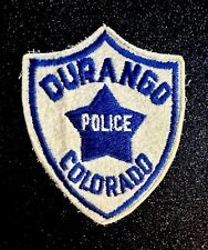 Durango Colorado Police Patch K3 ~ Vintage picture