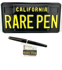 Vintage 1977  PILOT CUSTOM Fountain Pen Black 14K FM  nib Minty picture