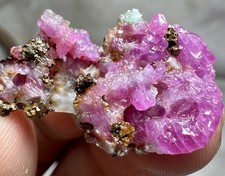 32 CT ,Top Quality Natural Red Ruby Crystals With Pyrite  From @Afg picture