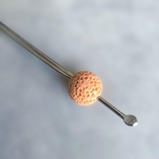 Japanese Semi-Retro Ball Kanzashi Coral Yukata Retro picture
