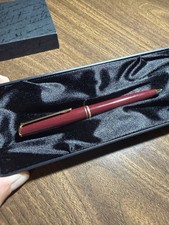 MONTBLANC Burgundy Classic Gold Trim Ballpoint Pen picture