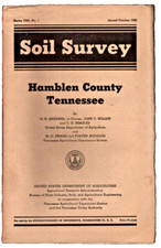 Hamblem County Tennessee Soil Survey 1946 USDA Tables Photos Maps picture