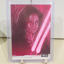 Topps Star Wars Rise of Skywalker Kylo Ren Sketch Card Signed Matthew Hirons picture