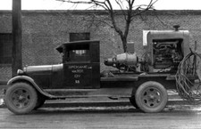 1925 Water Department Truck Spokane Washington Old Photo 8.5