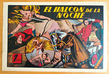 1943 RARE HTF 1st Spanish HAWKMAN El Halcón de la Noche Golden‑Age VG picture