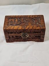 VINTAGE 19TH CENTURY CHINESE CAMPHONR & TEARWOOD CHEST HONG KONG (KWONG WAN) picture