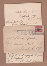 Oct 6 1901 Buffalo New York Pan Am Expo on #295 w/orig STATE HOSPITAL Letter picture
