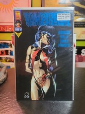 Vampirella Monthly #1 Royal Blue Foil Variant Harris 1997 Quesada Ltd 100 W/COA picture