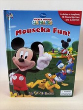 Phidal Disney Mickey Mouse Clubhouse Mouseka Fun Book w/ 12 Figures & Playmat picture