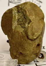 Stone Effigy Figure Hand Carved Pre Historic Stone Artifact,  3.3 oz • VA picture