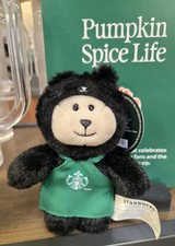 Starbucks Bearista Mini Black Cat Halloween 2026 Plush Keychain NEW UNRELEASED picture