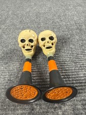 Vintage Fun World Halloween Skeleton Squeaker Horns Noisemakers 2 Hong Kong picture