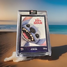 Topps Now Disney Lilo & Stitch Stitch 2025 Limited Black FOIL 8 / 10 SEALED NEW  picture