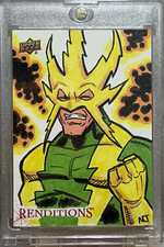 Upper Deck 2024 Marvel Renditions Spider-Man Electro Sketch Auto 1/1 MRSM-126 picture