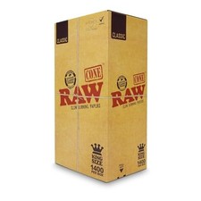 Pre-Rolled Cone 1400 Pack King Size Natural Unrefined Fibers picture