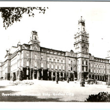 c1940s Quebec City, Canada Provincial Parliament Bldg RPPC Associated Screen picture