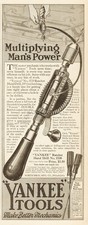 1918 Yankee Tools Ratchet Hand Drill No 1530 North Bros Philadelphia PA Print Ad picture