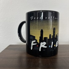 Friends TV Show Coffee Mug Warner Bros 1995 Good Coffee, Good Friends Vintage picture