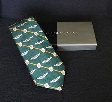 RARE Robert Talbott Carmel 2007 Pebble Beach Concours ASTON MARTIN Tie + Box NEW picture